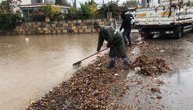 Muğla'da sağanak etkili oldu