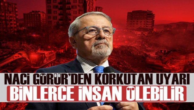 Naci Görür'den korkutan uyarı: Binlerce insan ölebilir…