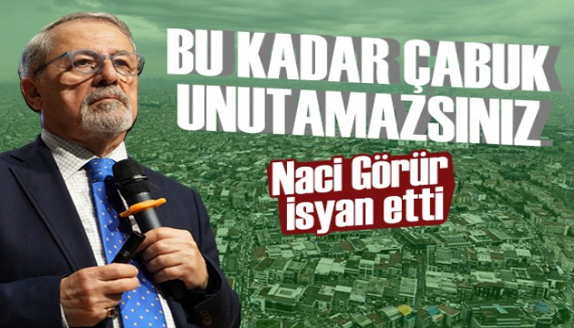 Naci Görür'den anket tepkisi: Bu kadar çabuk unutamazsınız