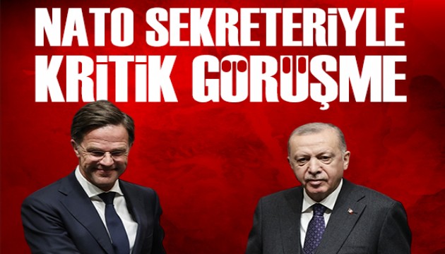 Cumhurbaşkanı Erdoğan, NATO Genel Sekreteri Rutte ile görüştü