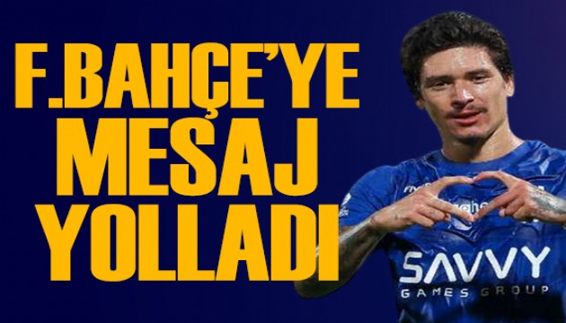 Yıldız futbolcu Fenerbahçe'ye mesaj yolladı