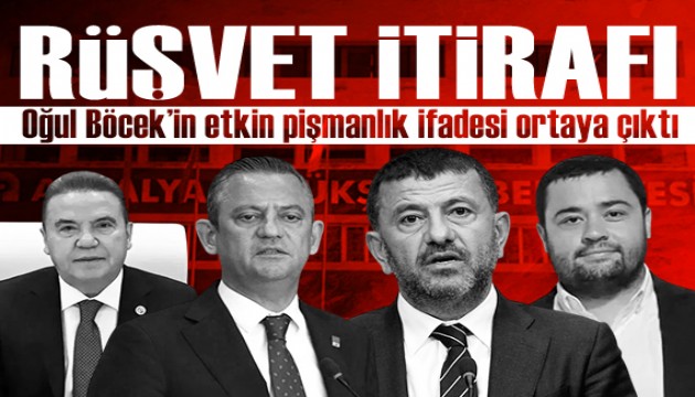 Muhittin Böcek'in oğlu Gökhan Böcek'ten rüşvet itirafı: 