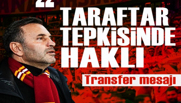Okan Buruk'tan transfer açıklaması