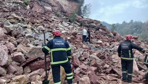 Ordu'da taş ocağında göçük meydana geldi