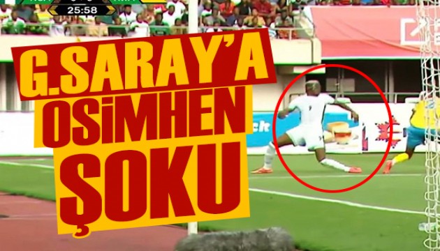 Galatasaray'a Osimhen şoku