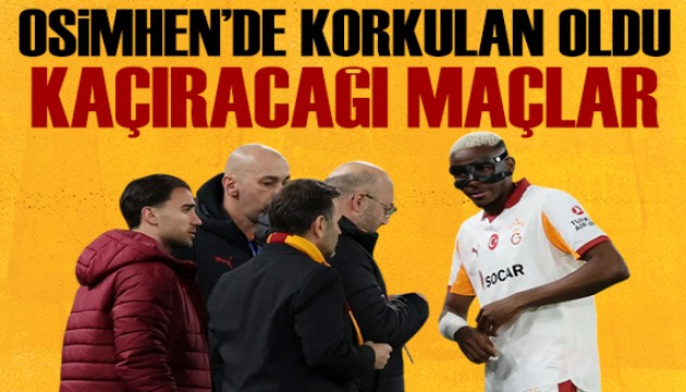Osimhen'de korkulan oldu: Kaçıracağı maçlar...