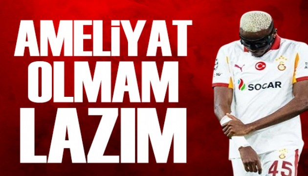 Ameliyat olmam lazım | Spor manşetleri