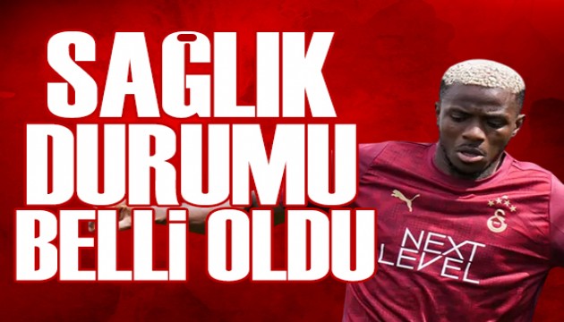 Osimhen'in sağlık durumu belli oldu: Şampiyonlar Ligi maçı öncesi...