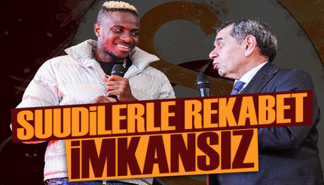 Dursun Özbek: Suudilerle rekabet imkansız