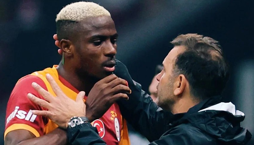 Okan Buruk'tan Barcelona maçı öncesi Osimhen kararı