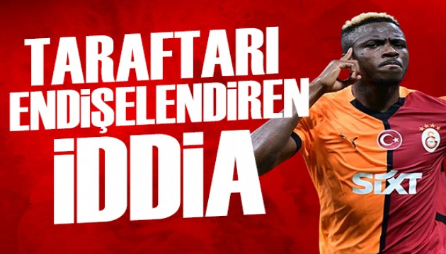 Galatasaray taraftarlarını endişelendiren iddia