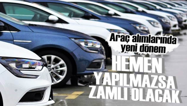 Araç alım satımında yeni dönem: Ertesi güne bırakanlar fazla para ödeyecek!