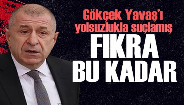 Ümit Özdağ: Gökçek, Yavaş'ı yolsuzlukla suçlamış, fıkra bu kadar...