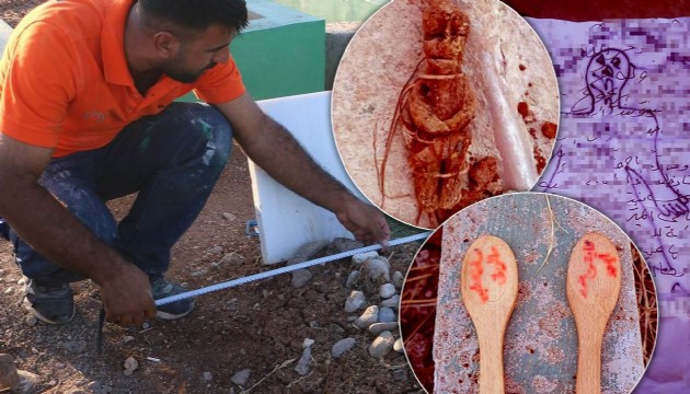 Mezarlıklarda bulunan büyüler ustayı isyan ettirdi