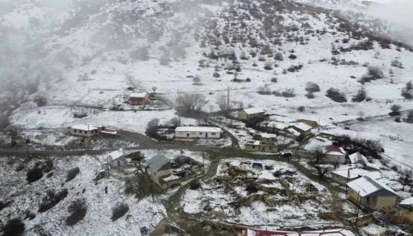 Erzincan beyaza büründü