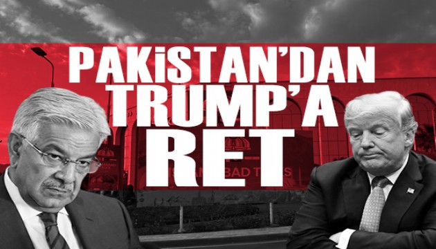 Pakistan'dan Trump'a ret