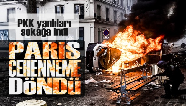 Paris'te PKK yanlılarının şiddet eylemleri sürüyor: 31 polis yaralandı