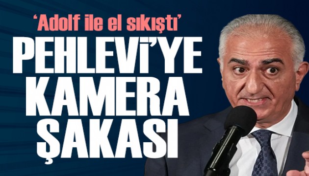 Pehlevi'ye kamera şakası: Kandırıldığını fark etmedi, 'Adolf' ile el sıkıştı