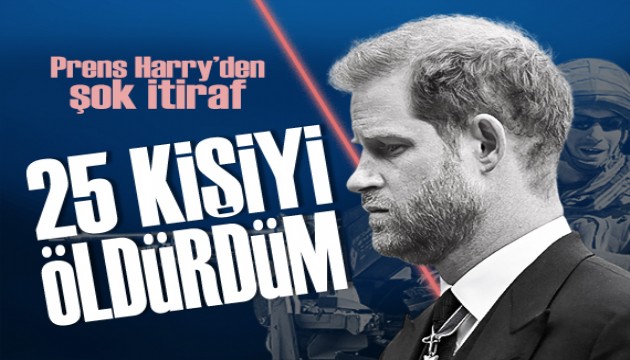 Prens Harry'den şok itiraf: 