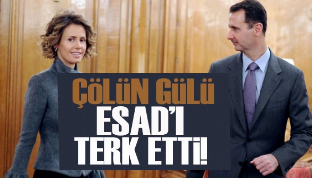 Devrik lider Esad, eşi tarafından terk edildi!