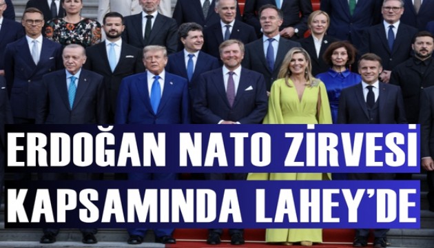 Cumhurbaşkanı Erdoğan Lahey'de: ABD Başkanı ile görüşecek