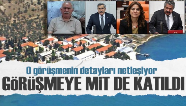 Öcalan'ın milletvekilleriyle görüşmesinin detayları netleşiyor: Görüşmeye MİT de katıldı
