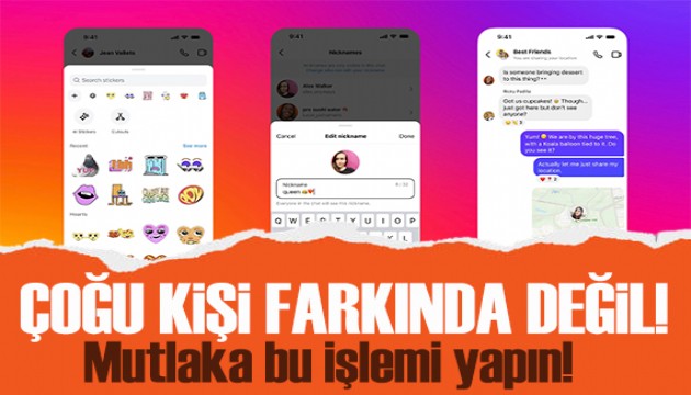 Çoğu kişi farkında değil: Bu işlemi yap, Instagram'da konumunu gizle