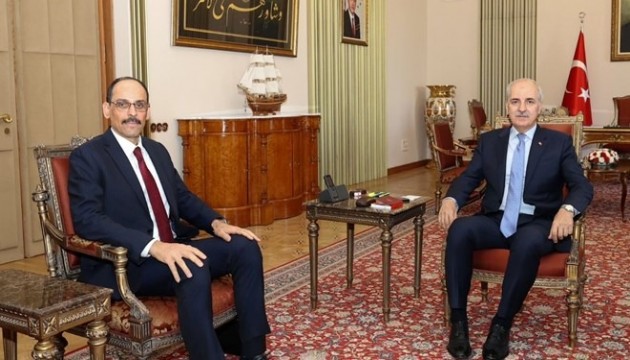 İbrahim Kalın, Numan Kurtulmuş'la görüştü
