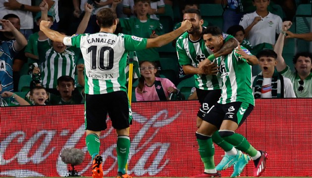 Real Betis'in Şampiyonlar Ligi umudu devam ediyor