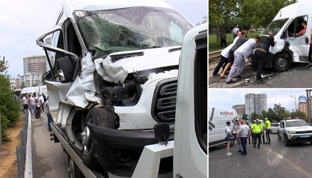 İstanbul'da yağmur sonrası zincirleme kaza!