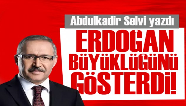 Abdulkadir Selvi yazdı: Özgür Özel'in samimiyet testi
