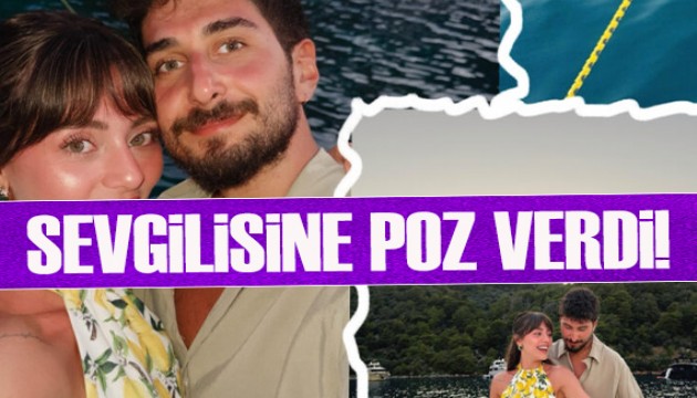 Oyuncu Sıla Türkoğlu sevgilisine poz verdi! Fotoğraf çok beğenildi
