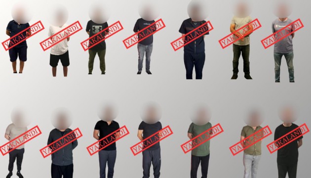 14 suçlu Türkiye'ye getirildi