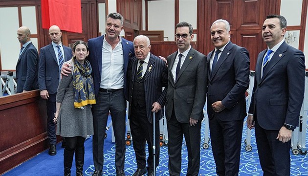 Fenerbahçe'de bayramlaşma töreni