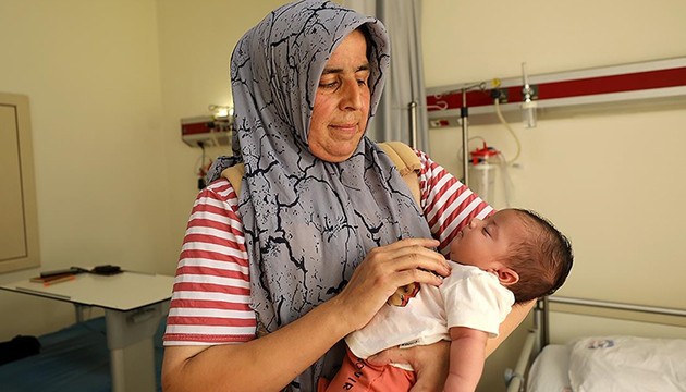 Doğumun ardından kalp ameliyatı oldu