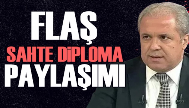 Şamil Tayyar'dan sahte diploma paylaşımı: Kapsamlı araştırma zorunlu