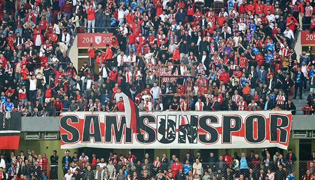 Samsunspor'dan taraftarına jest