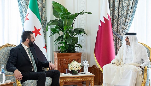 Şara, Katar Emiri görüşmesi