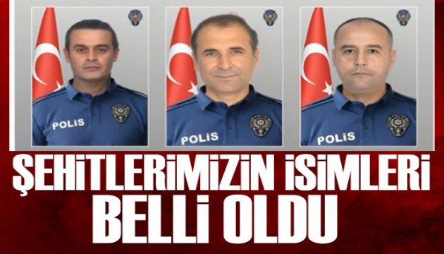 Yalova'da şehit olan polislerin kimlikleri belli oldu