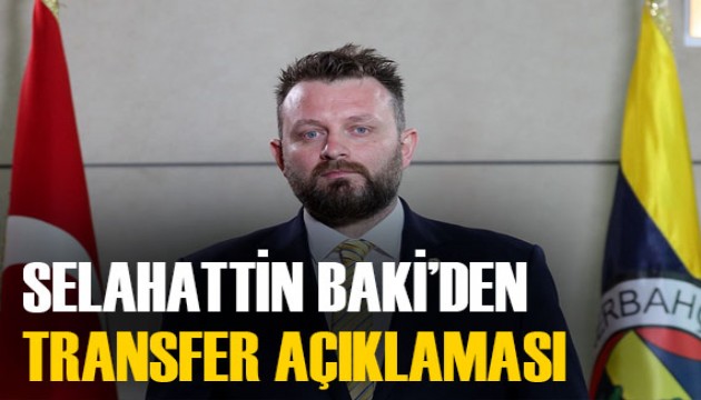 Selahattin Baki transfer dedikodularına yönelik konuştu