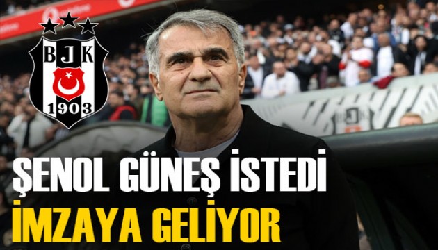 Süper Lig'de yılın transferi gerçekleşiyor! Şenol Güneş'in isteği ile Beşiktaş'a geliyor