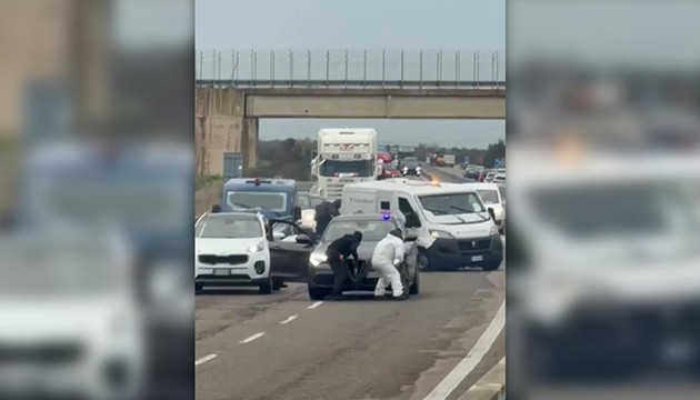 Zırhlı araca soygun girişimi