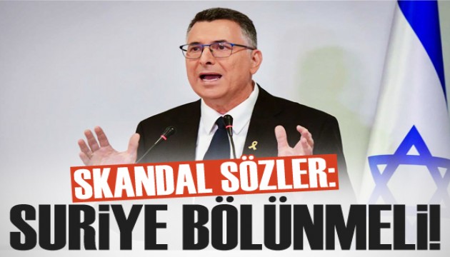 Skandal sözler: Suriye'nin bölünmesi gerekli!