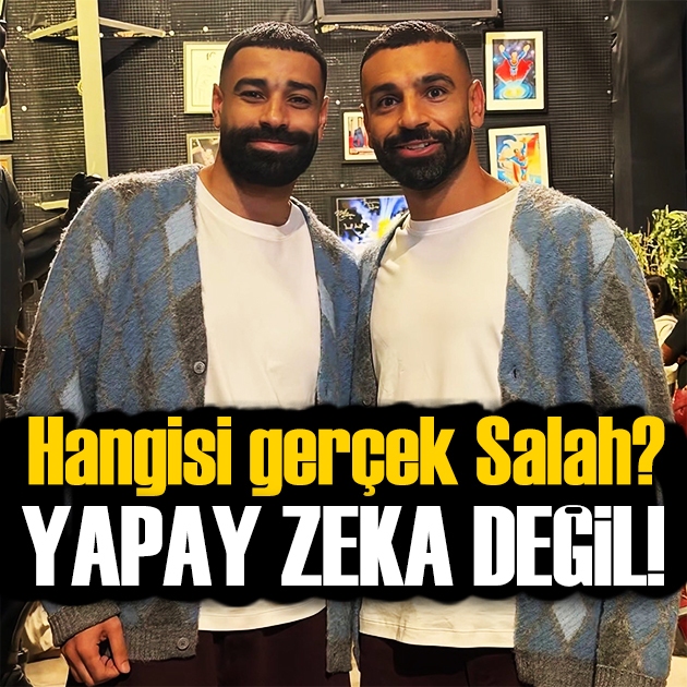Muhammed Salah, kendisine benzerliğiyle tanınan isimle buluştu!