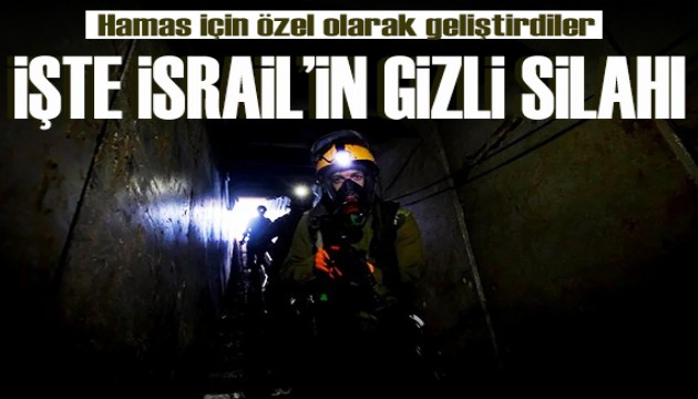 Hamas için özel olarak geliştirdiler... İşte İsrail'in gizli silahı!