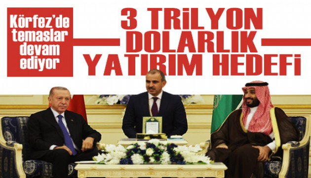 Suudi Arabistan'dan Türkiye'ye 3,3 trilyon dolarlık yatırım hedefi