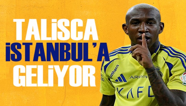 Talisca geliyor! Uçaktan ilk görüntü