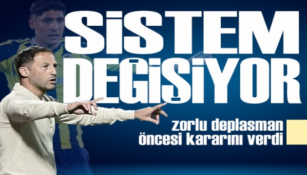 Fenerbahçe'de Tedesco sistemi değiştiriyor: Samsun maçı öncesi kararını verdi