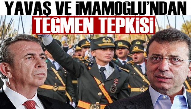 Mansur Yavaş ve Ekrem İmamoğlu'ndan teğmen tepkisi