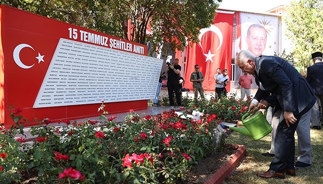 15 Temmuz anısına fidan dikildi